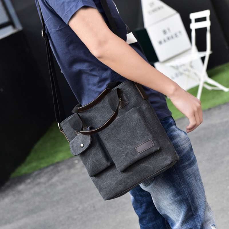 Jual Men's Military Canvas Satchel 