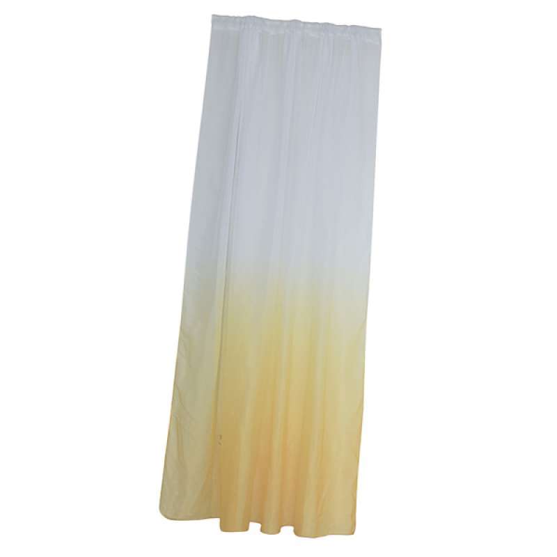 100 200cm chic gradient color window voile curtain panel rod pocket net slot top