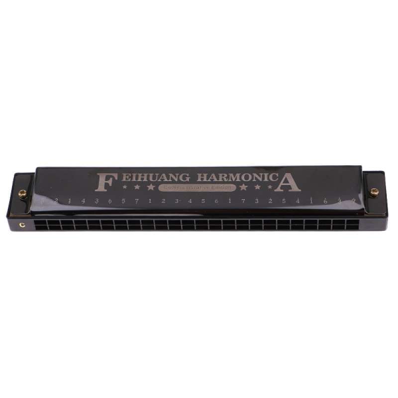 Jual 24 Holes Tremolo C Key Mouth Organ Harmonica With Box Cloth Wind Instrument Online September 2020 Blibli Com