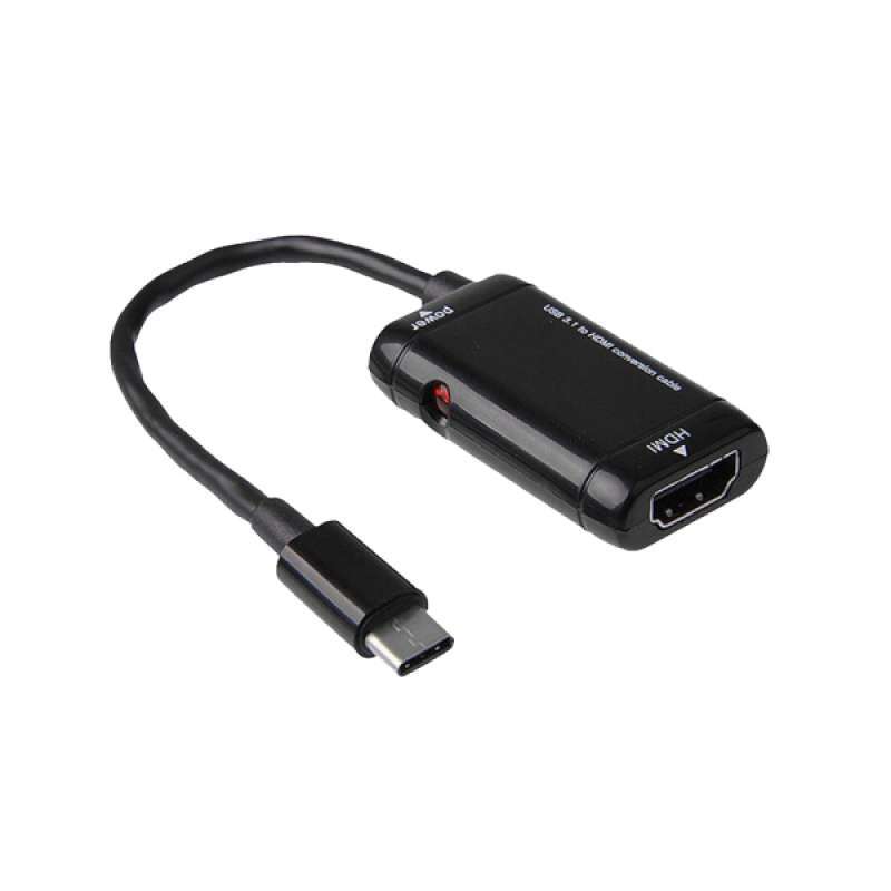 Jual Usb C Type C To Hdmi Adapter Usb 3 1 Cable For Android Phone Tablet Computer Online November 2020 Blibli Com
