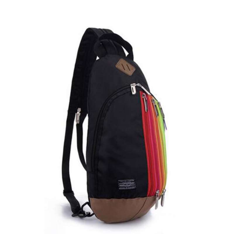 Jual Rainbow Backpack Outdoor Shoulder Chest Bag 2 In 1 Strap Cross Body Pack Sling Online Desember 2020 Blibli