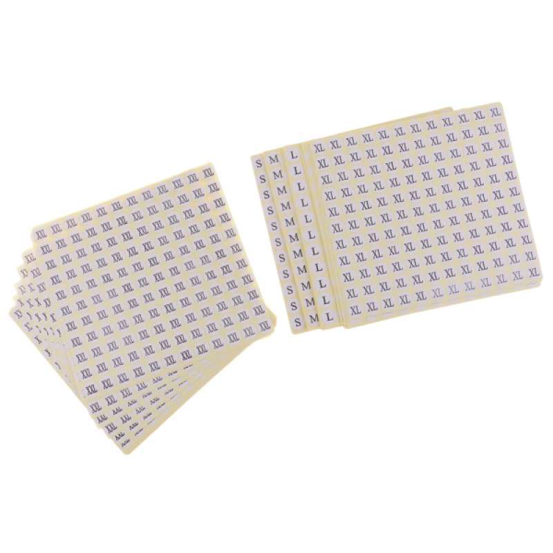 Jual White Baby Toddler Clothing Size Stickers, 0.5 Inch ...