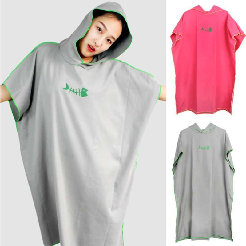 hooded surf poncho