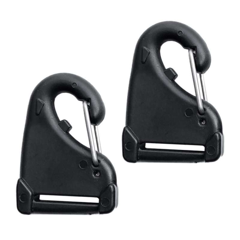 2 Pcs Nylon Belt Key Kayak Backpack Hook Buckle Strap Clip Clasp Hanging 