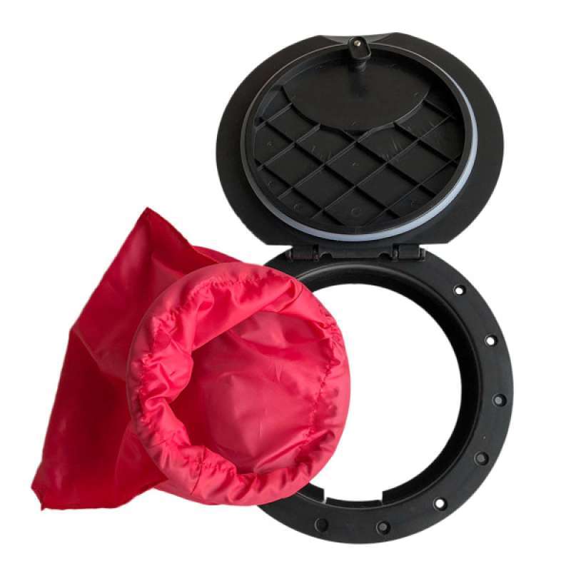 11 black nylon hatch cover deck plate kit bag for marine boat kayak canoe