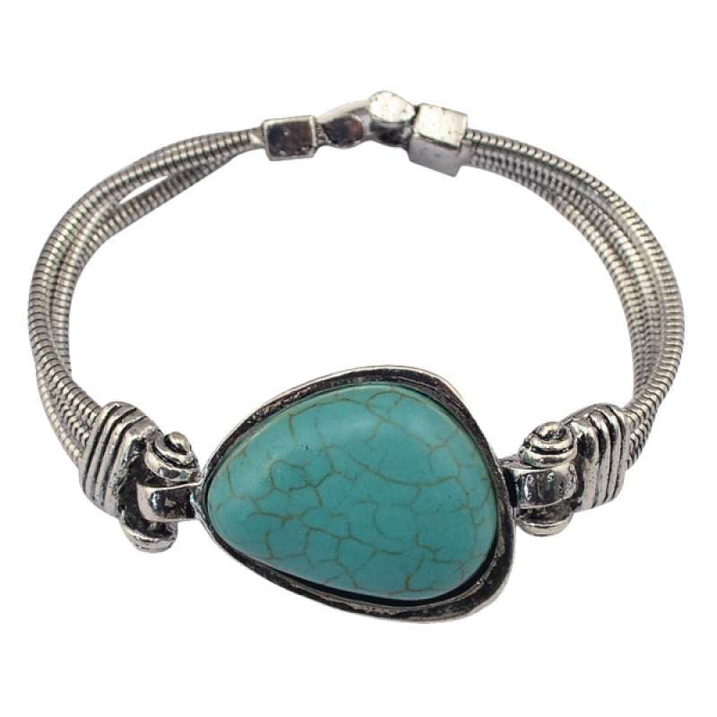 Promo Latest Gemstone Silver Chain 