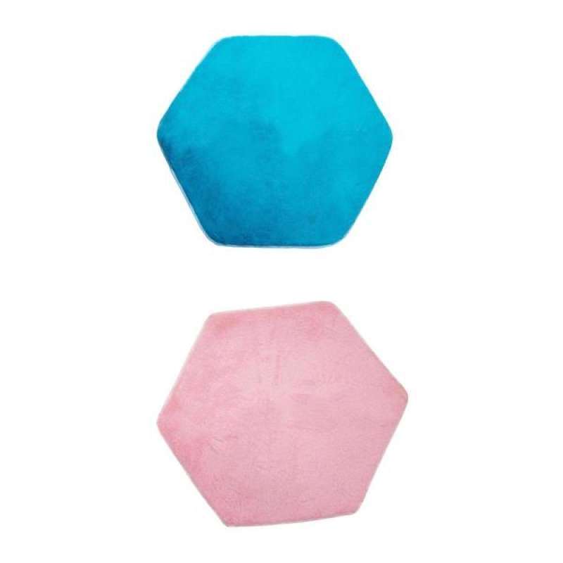 2Pcs Kids Playhouse Play Tent Hexagonal Mat Baby Bedroom Floor Game Carpet 