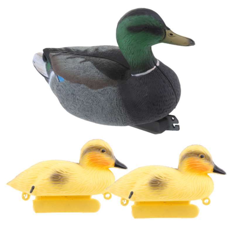Jual Artificial Floating Baby Ducks Mallard Drake Hunting Decoy Pool Garden Decor Online September 2020 Blibli Com