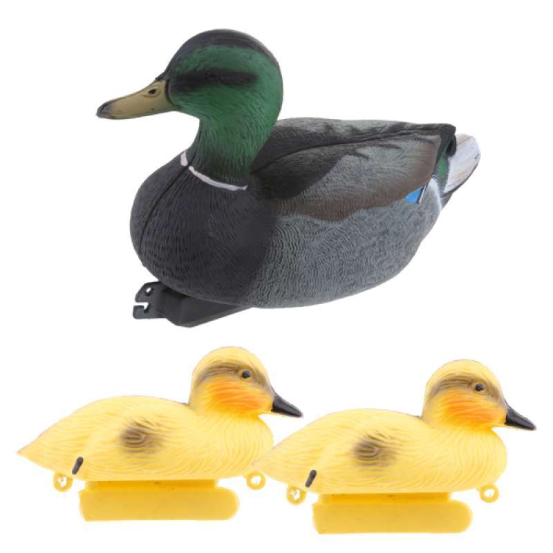 Jual Artificial Floating Baby Ducks Mallard Drake Hunting Decoy Pool Garden Decor Online September 2020 Blibli Com