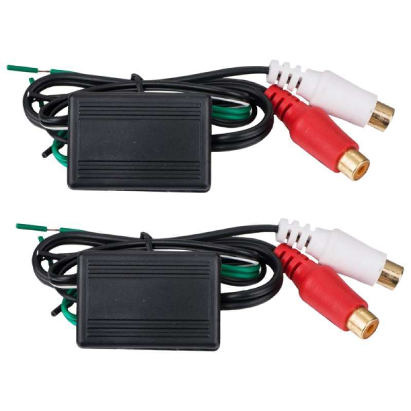 Promo 2x Car Audio Speaker Wire To Rca 