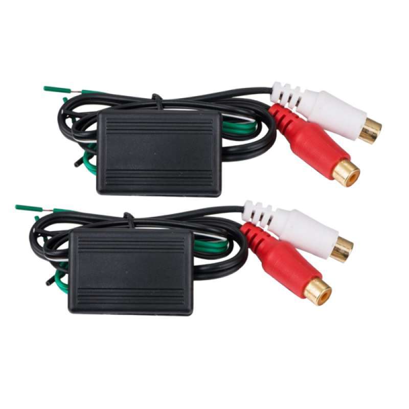 Promo 2x Car Audio Speaker Wire To Rca 