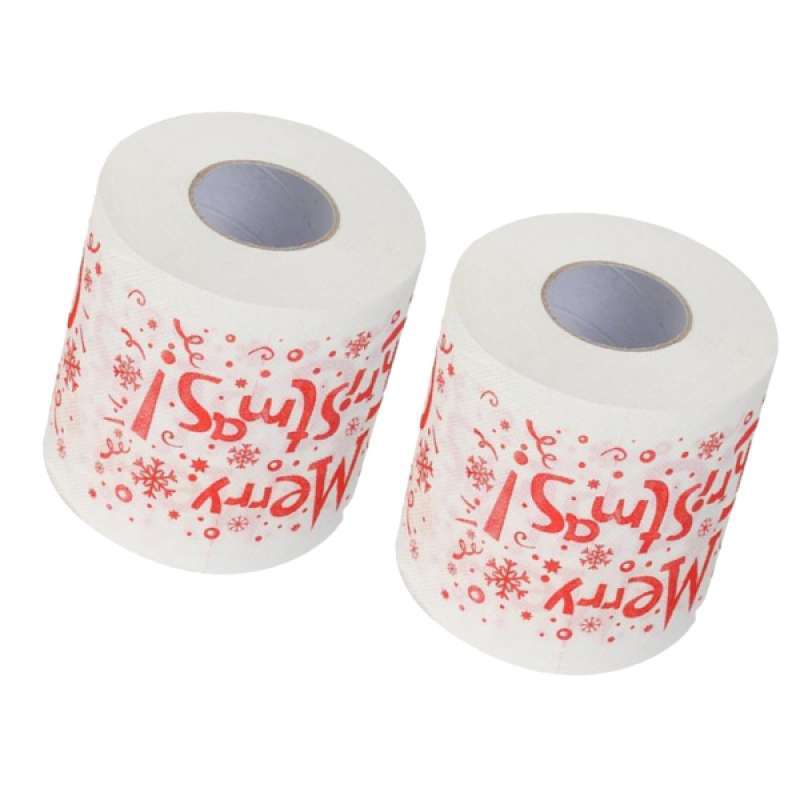 Jual 2pcs Christmas Toilet Paper Merry Christmas 250 Sheets 1 Roll Funny Christmas Xmas Decoration Supplies Novelty Joke Humor Gag Online November 2020 Blibli Com