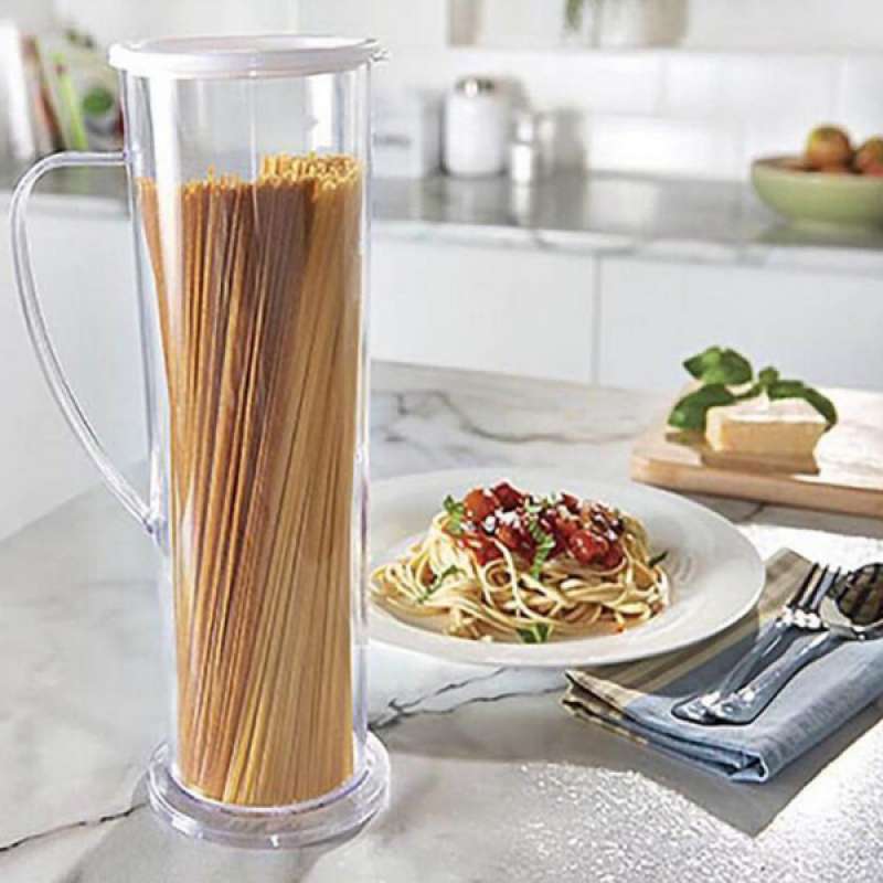 Jual Spaghetti Noodle Jar Pasta Cup Transparent Cup Plastic With Filter Lid Online September 2020 Blibli Com