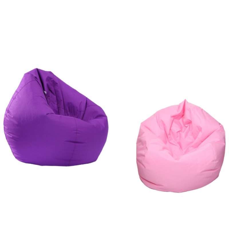 Jual 2 Pieces Kids Extra Large Bean Bag Covers Without Filling Waterproof Purple Pink Online November 2020 Blibli