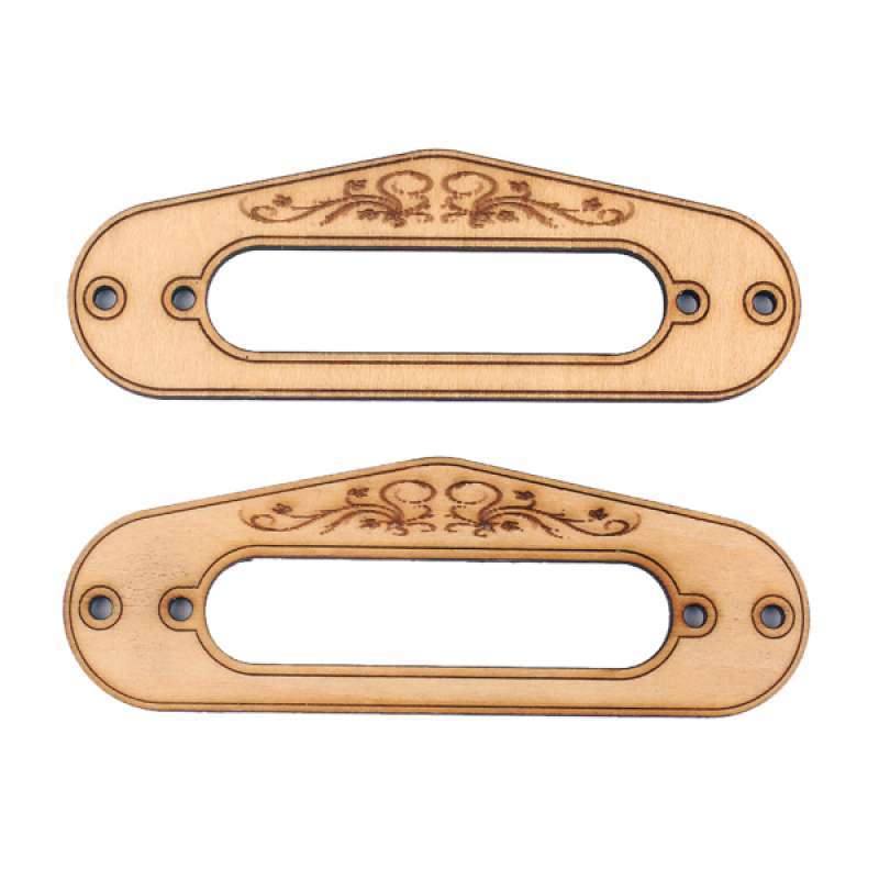 Jual 2pcs Maple Wood Single Coil S Style Pickup Mounting Ring For Tl Guitar Accs Online Januari 2021 Blibli