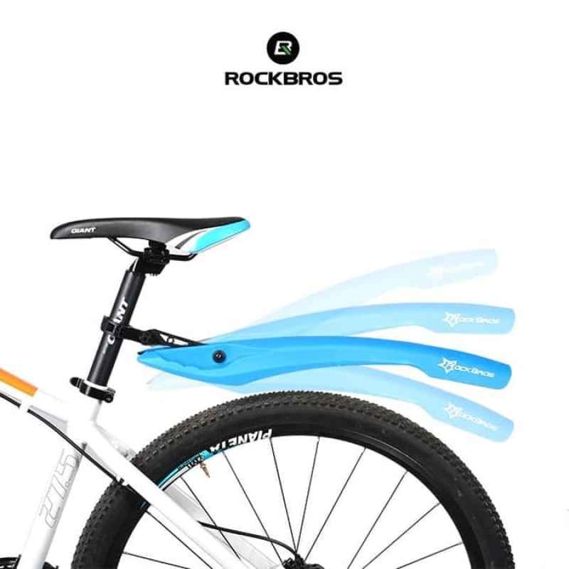 Jual Spakbor Sepeda Black Rockbros Dnb8001 Bicycle Fender 26 Led Mudguard Online November 2020 Blibli