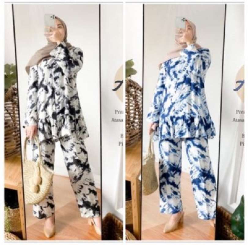 Jual BAJU TIDUR PIYAMA WANITA SET BAJU TIDUR MUSLIM WANITA PAJAMAS