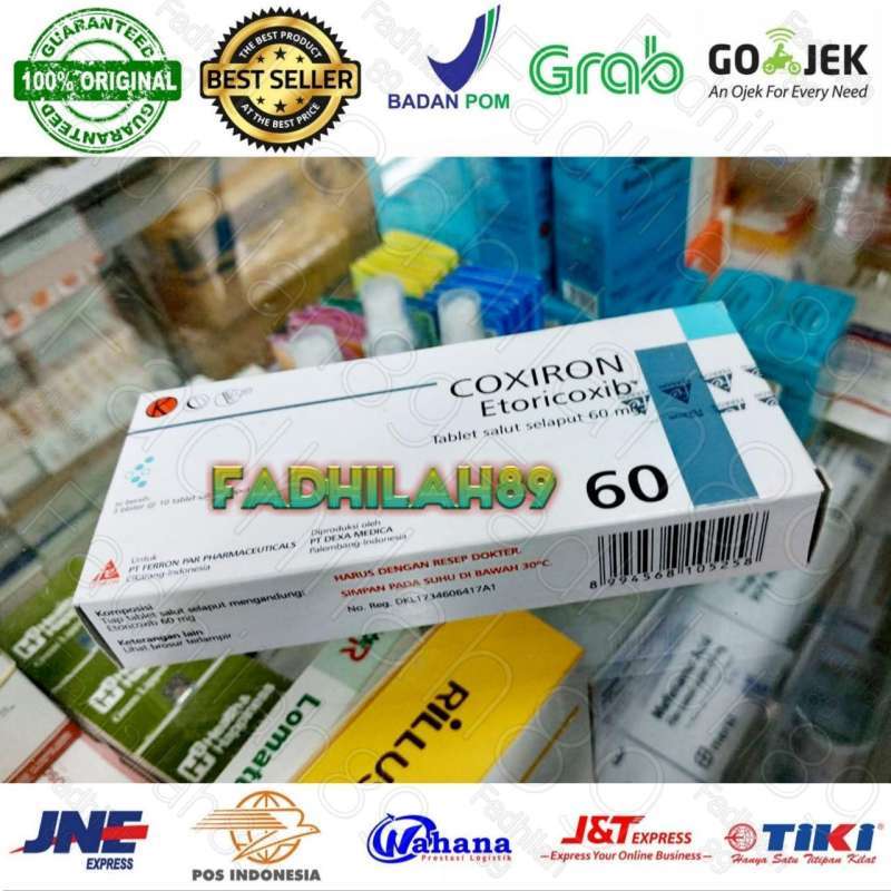 Jual Coxiron 60 Etoricoxib 60 Mg Strip 10 Tablet Original Arcoxia Terbaru Juli 2021 Blibli