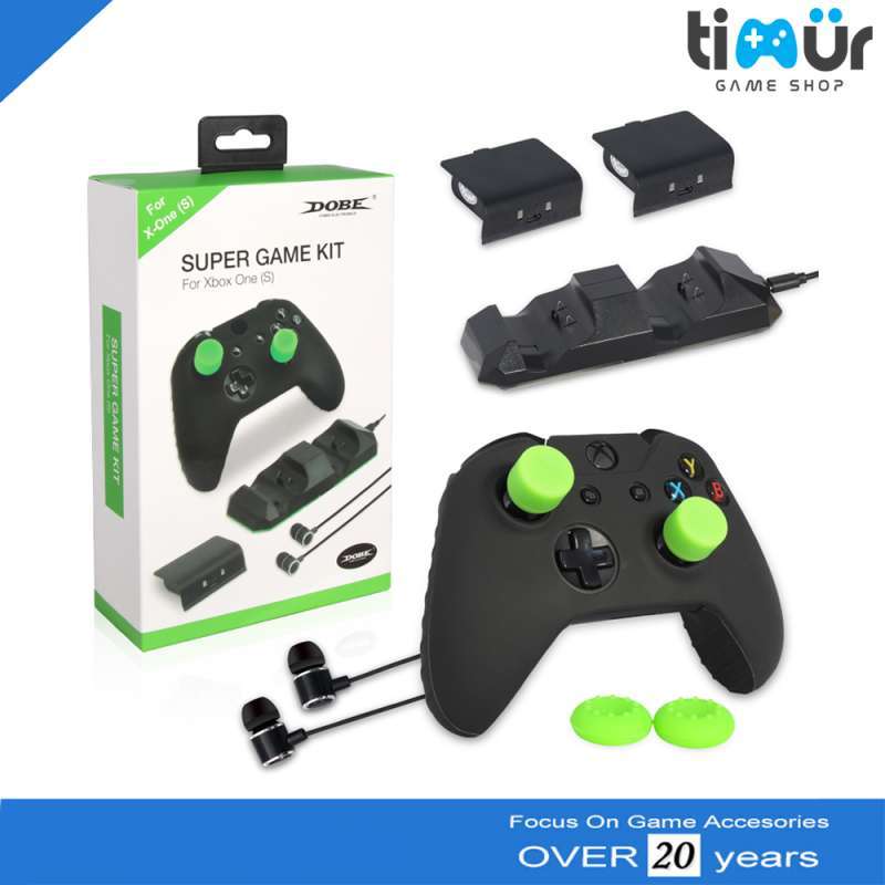 Jual Super Game Kit Charging Dock Battery Silikon Stick Stik Xbox One Online Desember 2020 Blibli