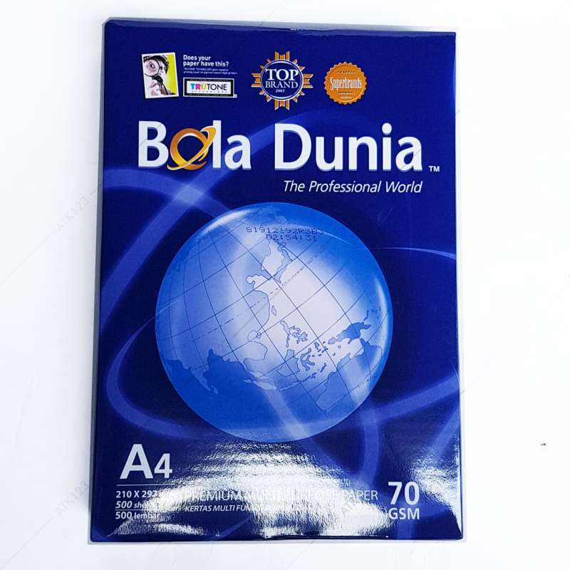 Jual Kertas Hvs A4 70 Gsm Bola Dunia Online November 2020 Blibli