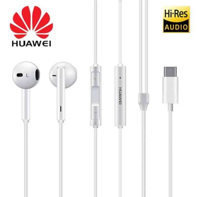 Jual Handsfree Headset Earphone Huawei Type C Original CM33 Honor