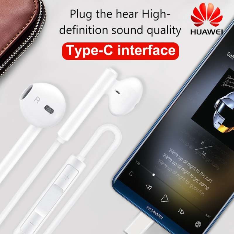 Jual Handsfree Headset Earphone Huawei Type C Original CM33 Honor