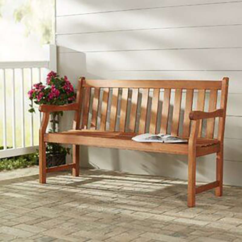 Jual Marburg Teak Garden Bench 3 Seater Online September 2020 Blibli Com