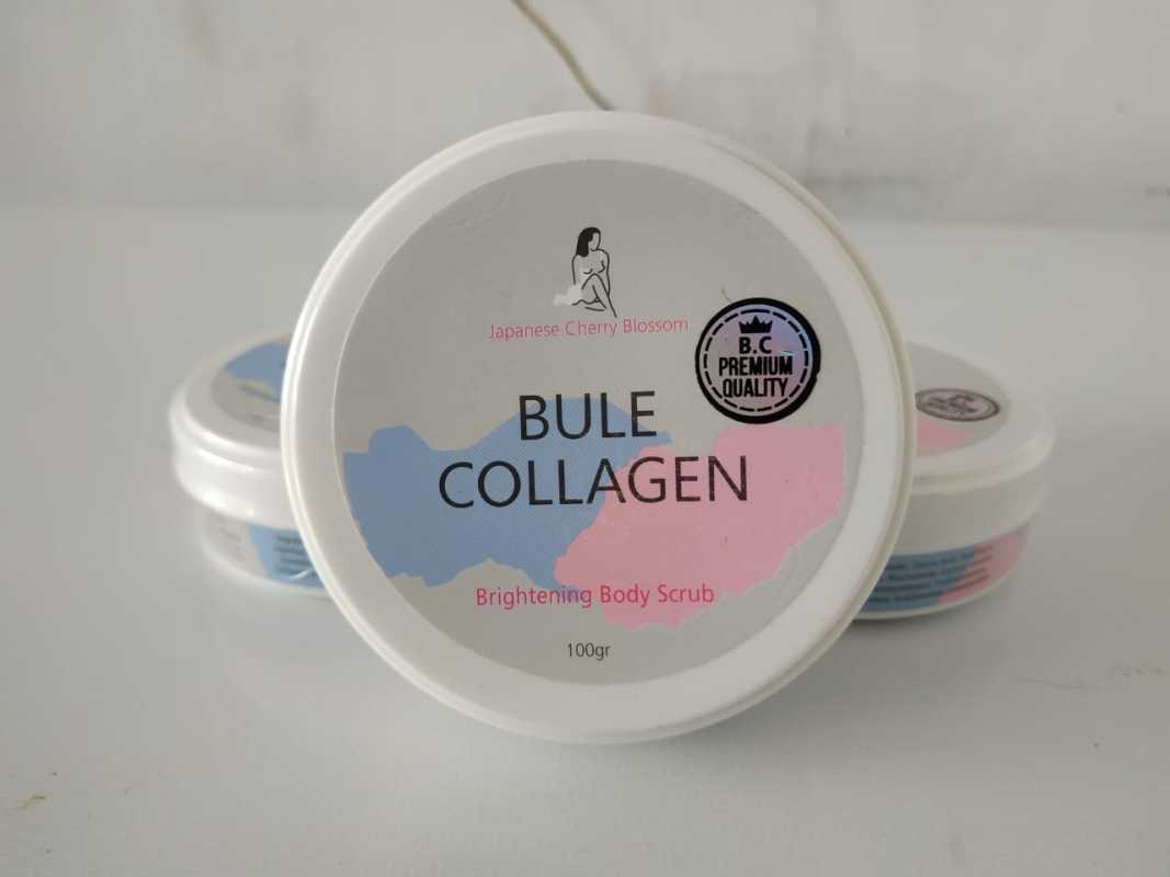 Jual Bule Collagen Brightening Body Scrub Japanes Blasoom Online April 2021 Blibli
