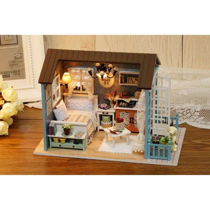 Jual Mainan Miniatur Rumah Rumahan Anak Boneka Doll 3d House Barbie Online November 2020 Blibli