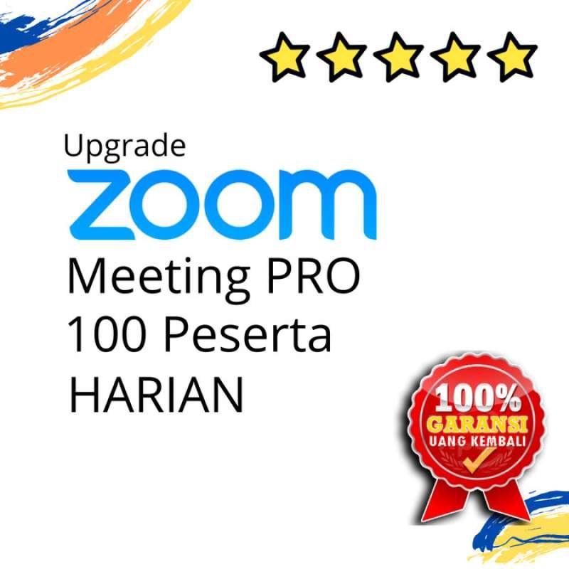 Jual Zoom Meeting Pro 100 Participant Harian Online Desember 2020 Blibli
