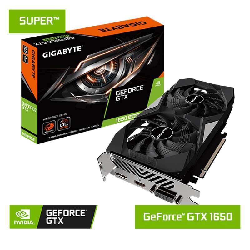 Promo Vga Card Gigabyte Geforce Gtx 1650 Super 4gb Ddr6 Windforce Oc Gv n165swf2oc 4gd Diskon 38 Di Seller Proton Technology Proton Technology Kota Surabaya Blibli