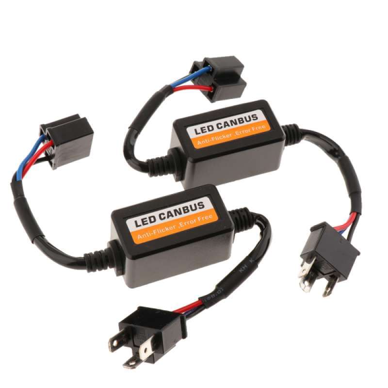 h4 led drl headlight canbus decoders no error hid anti flicker resistors