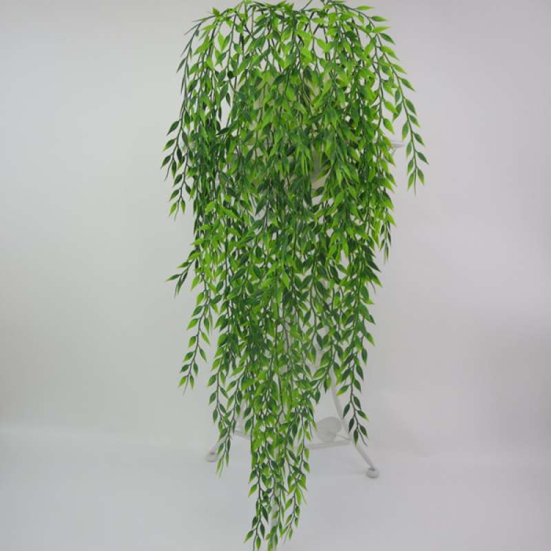 Artificial Hanging Plants Ivy Leaves Fake-Vine Leaf Garland Fern Succulent Green