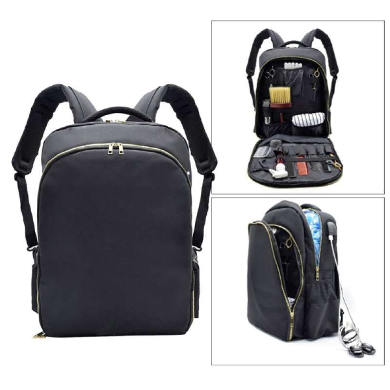 Jual Pro Barber Stylist Travel Bag Backpack Salon Styling Tool Organizer Case Black Online November 2020 Blibli
