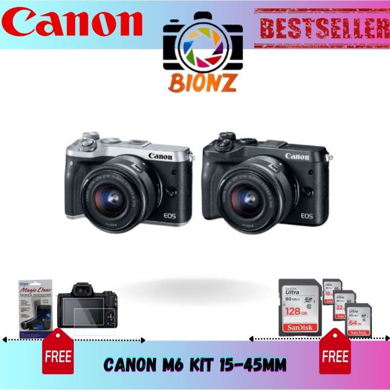 CANON EOS M6 KIT 15-45MM