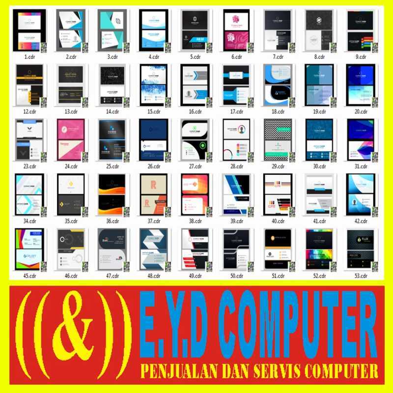 Jual Desain Template Kartu Nama Vol 2 Graphic Editing Coreldraw Online November 2020 Blibli Com