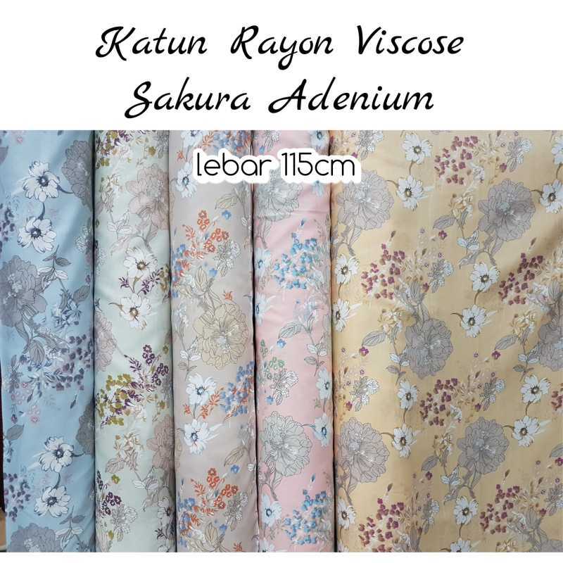 Jual Kain Meteran Katun Rayon Viscose Per 50 Cm Murah Mei 2021 Blibli