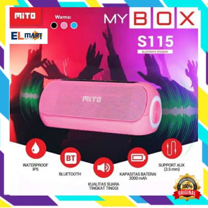 Jual Speaker Bluetooth Multimedia Usb Mito My Box S115 S 115 Portable Original Online Februari 2021 Blibli