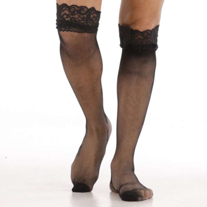 Promo OEM Lace Trim Knee High Stockings 