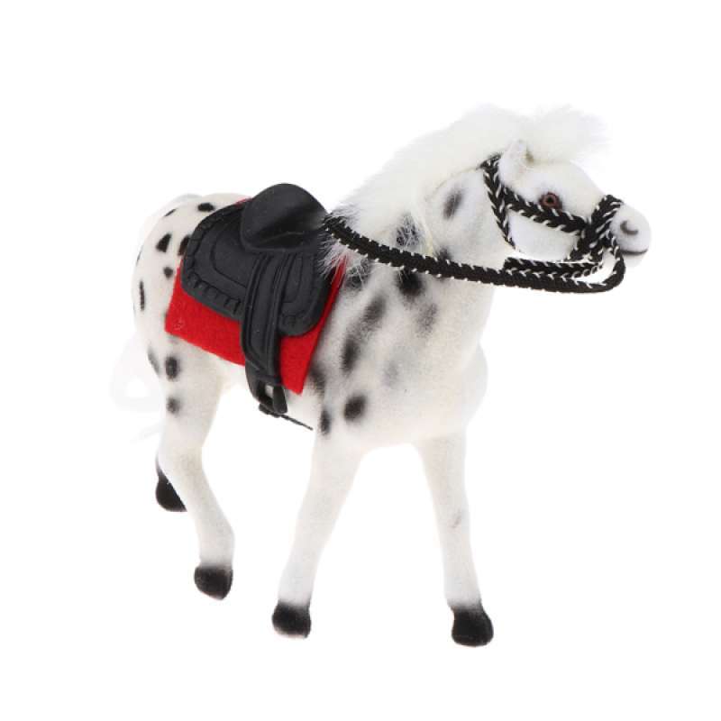 miniature horse farm animals figure toy fits 1 12 dollhouse micro landscape