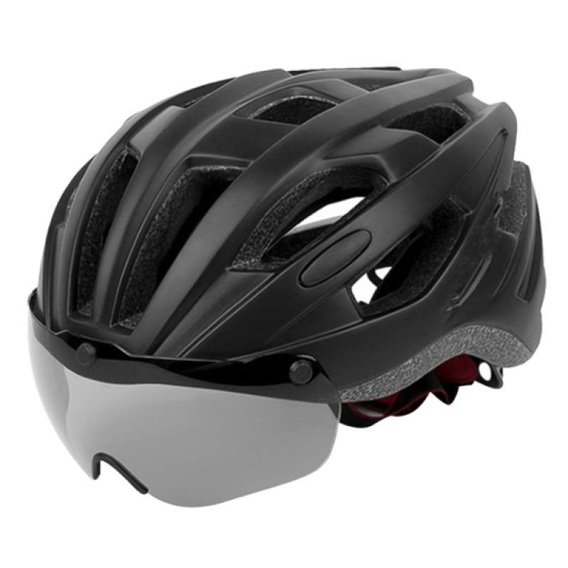Jual Ultralight Bike Bicycle Helmet Triathlon Helmet Sun Visor Helmet With Goggles Online November 2020 Blibli Com