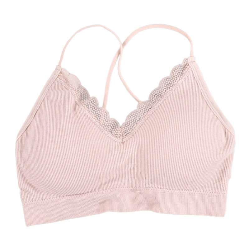 Promo Women's Bralette Spaghetti Straps Wirefree Comfort Bra Padded  Camisole Crop Top Diskon 29% di Seller Homyl - Shenzhen, Indonesia | Blibli