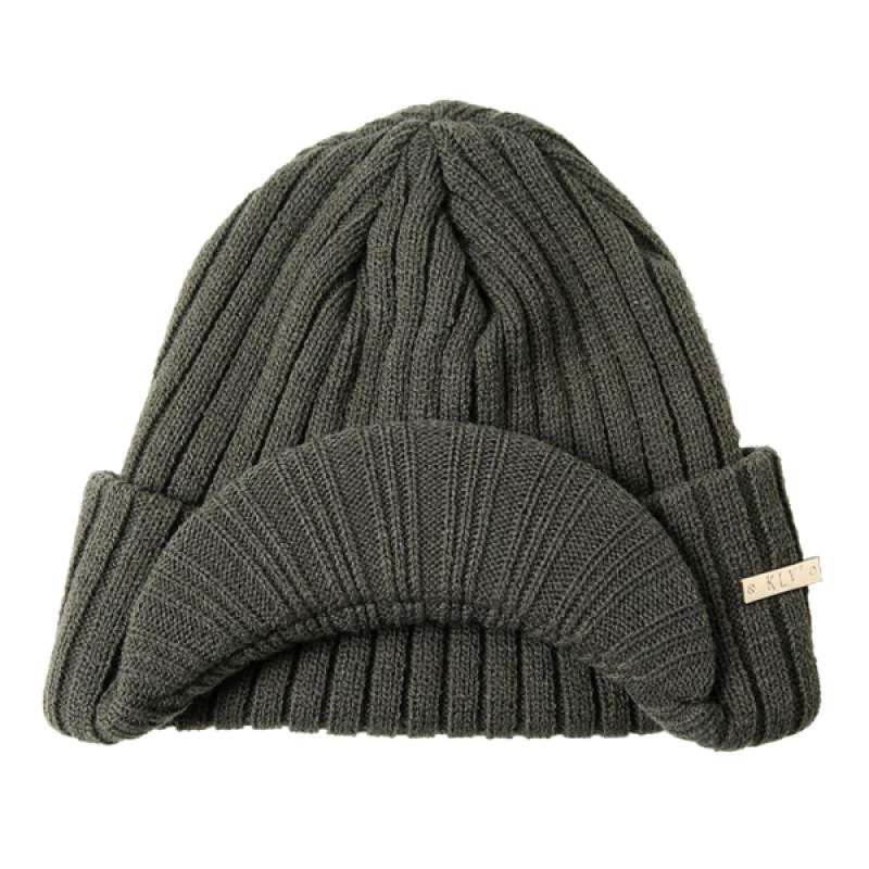 Promo Mens Womens Visor Knit Beanie Cap 