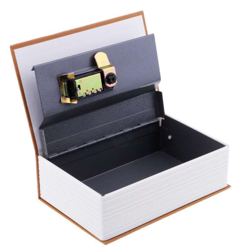 Jual Secret Books Safe Portable Small Travel Box Hidden With Lock Book Safe Small Online November 2020 Blibli