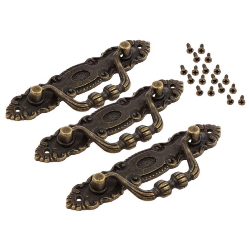 Jual 3pc Alloy Kitchen Cabinet Knobs Drawer Pull Handle For Cupboard Dresser Door Online April 2021 Blibli