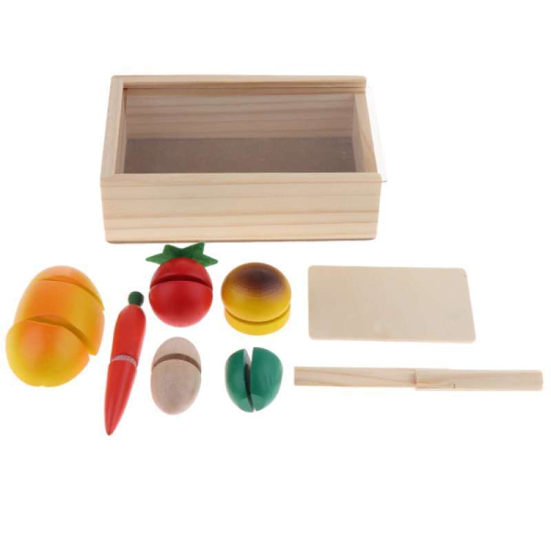 wooden fruit vegetable toys