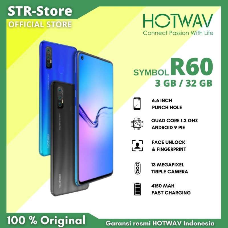 Jual Hotwav Symbol R60 3gb 32gb Garansi Resmi Hotwav Indonesia Hotwav R60 Ram 3gb Internal 32gb Murah Mei 2021 Blibli