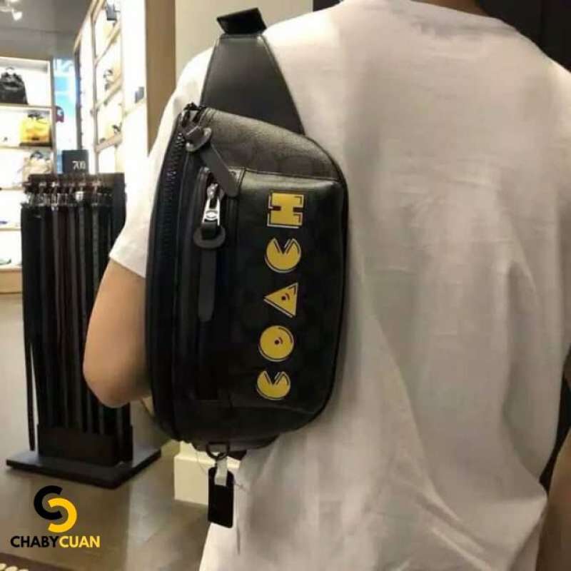 coach pac man fanny pack