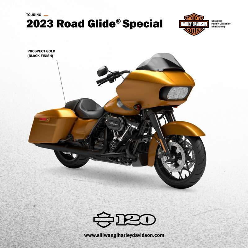 Jual 2023 Road Glide Special Prospect Gold black Finish Di Seller Siliwangi Harley davidson Siliwangi Harley davidson Bandung Kota Bandung Blibli
