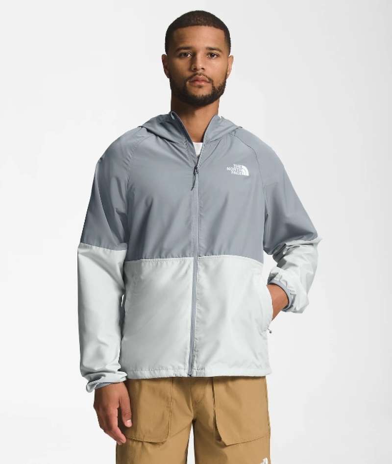 Jual The North Face Flyweight Hoodie 2.0 Jaket Windbreaker Grey